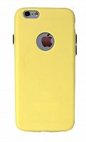 Чехол-накладка для iPhone 6/6S AiMee Отверстие желтый - фото