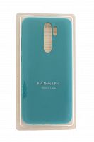 Чехол-накладка для XIAOMI Redmi Note 8 Pro SILICONE CASE закрытый бирюзовый (2) - фото