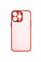 Чехол-накладка для iPhone 15 Pro Max VEGLAS Fog красный - фото