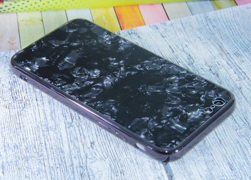Чехол-накладка для iPhone 6/6S SPANGLES GLASS TPU черный																														 оптом, в розницу Центр Компаньон