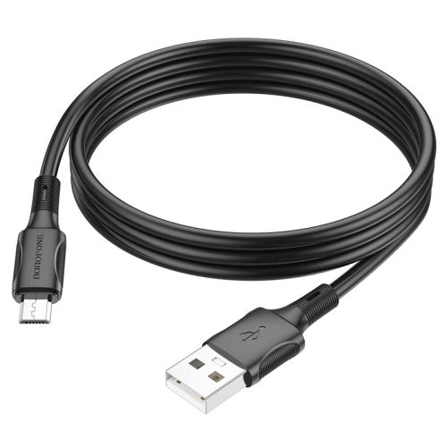 Кабель USB-Micro USB BOROFONE BX80 Succeed 2.4A 1м черный оптом, в розницу Центр Компаньон фото 4