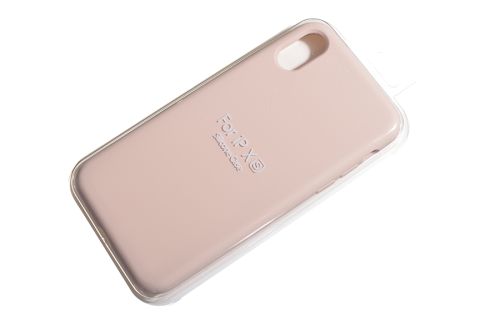 Чехол-накладка для iPhone X/XS VEGLAS SILICONE CASE NL закрытый светло-розовый (19) оптом, в розницу Центр Компаньон фото 2