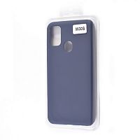 Чехол-накладка для Samsung M307F M30s VEGLAS SILICONE CASE закрытый темно-синий (8) - фото