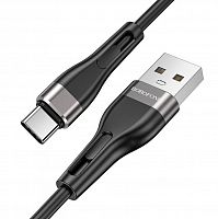 Купить Кабель USB Type-C BOROFONE BX46 Rush silicone 3.0A 1м черный оптом, в розницу в ОРЦ Компаньон