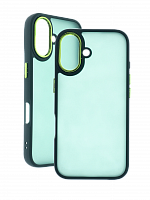 Чехол-накладка для iPhone 16 VEGLAS Fog Glow зеленый - фото