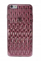 Купить Чехол-накладка для iPhone 6/6S Plus  РАМКА Лепестки TPU розовый оптом, в розницу в ОРЦ Компаньон
