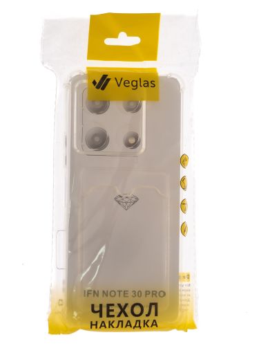 Чехол-накладка для INFINIX Note 30 Pro VEGLAS Air Pocket прозрачный оптом, в розницу Центр Компаньон фото 4
