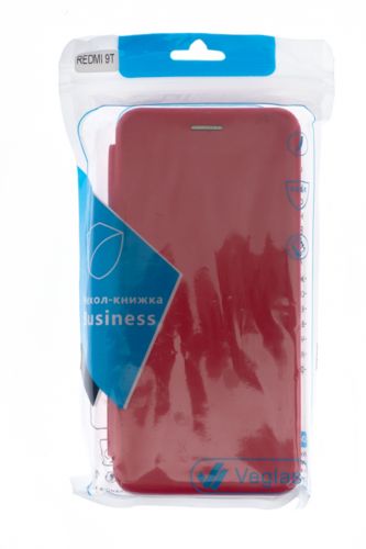 Чехол-книжка для XIAOMI Redmi 9T BUSINESS 009805 красный - оптовая продажа фото 4 Чехол-книжка для XIAOMI Redmi 9T BUSINESS 009805 красный - фото фото 4