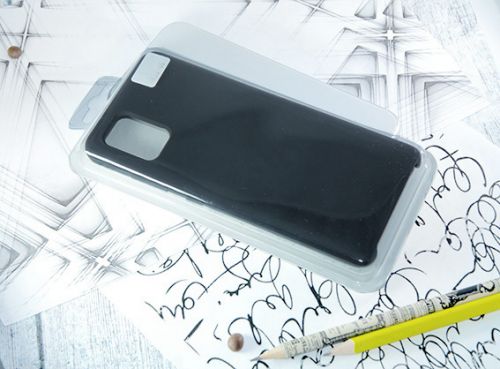 Чехол-накладка для Samsung A315F A31 SILICONE CASE NL серый - фото