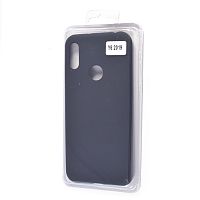 Чехол-накладка для HUAWEI Honor 8A/Y6 2019 VEGLAS SILICONE CASE закрытый черный (3)																	 - фото
