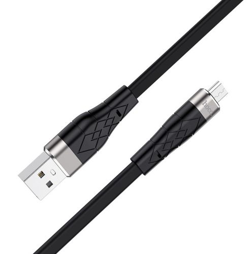 Кабель USB-Micro USB HOCO X53 Angel silicone 2.4A 1.0м черный оптом, в розницу Центр Компаньон фото 2