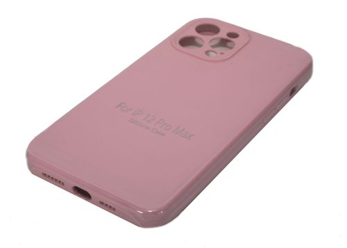Чехол-накладка для iPhone 12 Pro Max VEGLAS SILICONE CASE NL Защита камеры розовый (6) оптом, в розницу Центр Компаньон фото 2