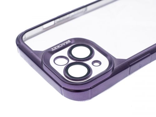 Чехол-накладка для iPhone 15 VEGLAS Bracket Lens фиолетовый оптом, в розницу Центр Компаньон фото 3
