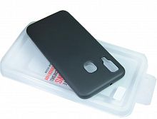 Чехол-накладка для Samsung A405F A40 SOFT TOUCH TPU черный - фото