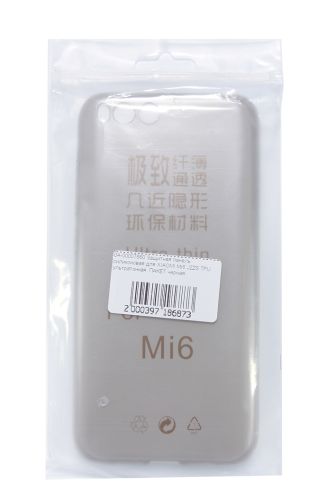 Чехол-накладка для XIAOMI Mi6 JZZS TPU у/т пакет белая оптом, в розницу Центр Компаньон
