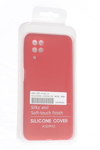 Чехол-накладка для Samsung A125F A12 SILICONE CASE NL OP закрытый красный (1) оптом, в розницу Центр Компаньон фото 4