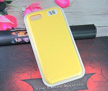 Чехол-накладка для iPhone 7/8/SE VEGLAS SILICONE CASE желтый (4) - фото