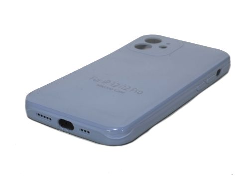 Чехол-накладка для iPhone 12 VEGLAS SILICONE CASE NL Защита камеры сиренево-голубой (5) оптом, в розницу Центр Компаньон фото 2