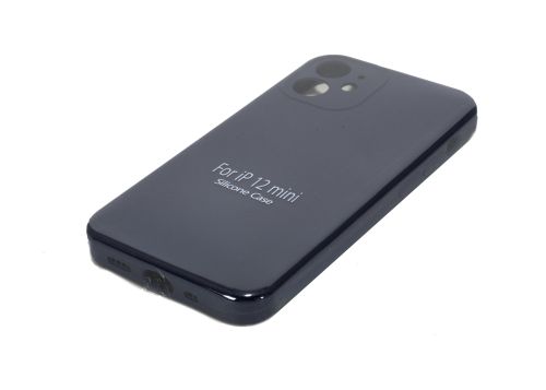 Чехол-накладка для iPhone 12 Mini VEGLAS SILICONE CASE NL Защита камеры темно-серый (63) оптом, в розницу Центр Компаньон фото 2