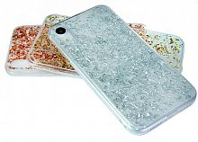 Купить Чехол-накладка для iPhone XR GLITTER TPU серебро оптом, в розницу в ОРЦ Компаньон