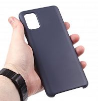 Чехол-накладка для Samsung A315F A31 SILICONE CASE темно-синий (8) - фото