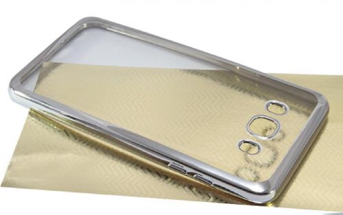Чехол-накладка для Samsung J710F J7 2016 РАМКА TPU серебро - фото