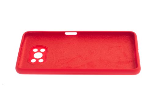 Чехол-накладка для XIAOMI Poco X3 NFC SILICONE CASE NL OP закрытый красный (1) оптом, в розницу Центр Компаньон фото 2