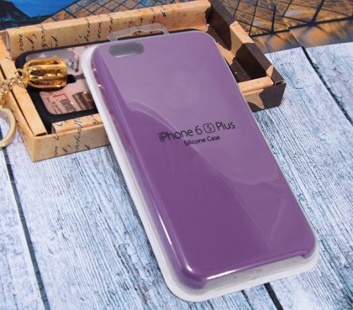 Чехол-накладка для iPhone 6/6S Plus SILICONE CASE фиолетовый (45) оптом, в розницу Центр Компаньон фото 2