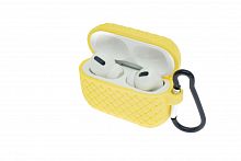 Чехол для наушников Airpods Pro Braided желтый - фото