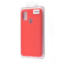 Чехол-накладка для Samsung M307F M30s VEGLAS SILICONE CASE закрытый красный (1) - фото