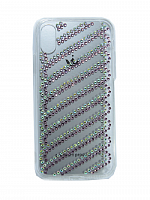 Чехол-накладка для iPhone X/XS YOUNICOU стразы LINES PC+TPU Вид 3 - фото