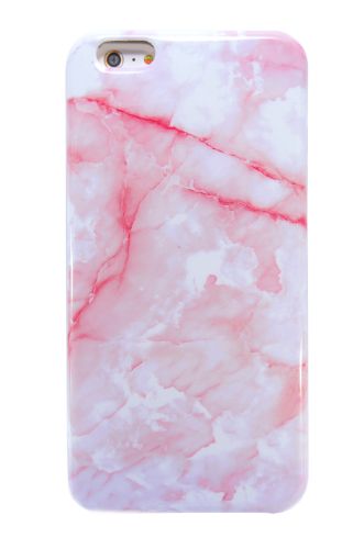 Чехол-накладка для iPhone 6/6S Plus  OY МРАМОР TPU 005 розовый оптом, в розницу Центр Компаньон