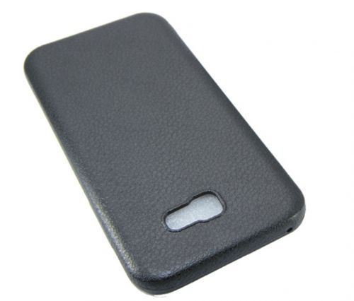 Чехол-накладка для Samsung A720F A7 2017 FASHION LITCHI TPU черный - фото фото 3