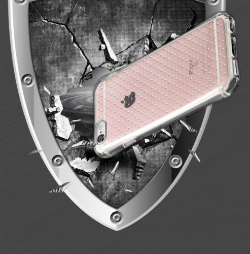 Чехол-накладка для iPhone 6/6S Plus HOCO ARMOR SHOCKPROOF золото оптом, в розницу Центр Компаньон фото 2