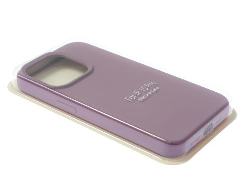 Чехол-накладка для iPhone 15 Pro VEGLAS SILICONE CASE закрытый лавандовый (62) - фото фото 2