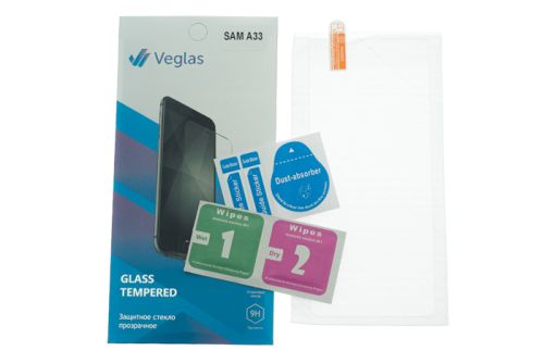 Защитное стекло для Samsung A335F A33 VEGLAS Clear 0.33mm картон оптом, в розницу Центр Компаньон фото 2