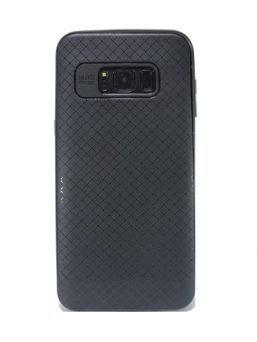 Чехол-накладка для Samsung G955H S8 Plus GRID CASE TPU+PC черный оптом, в розницу Центр Компаньон