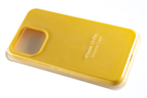 Чехол-накладка для iPhone 13 Pro SILICONE CASE закрытый желтый (4) оптом, в розницу Центр Компаньон фото 2
