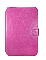 Купить Чехол-подставка универсальный 7 СИЛИКОН КЛАПАН розовый оптом, в розницу в ОРЦ Компаньон