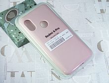 Купить Чехол-накладка для XIAOMI Redmi 6 Pro SILICONE CASE закрытый светло-розовый (18) оптом, в розницу в ОРЦ Компаньон