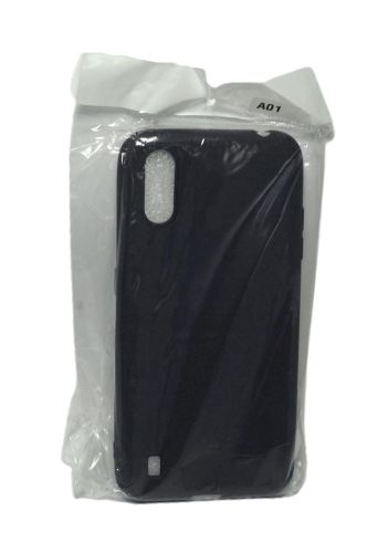 Чехол-накладка для Samsung A015F A01 FASHION TPU матовый черный оптом, в розницу Центр Компаньон фото 2