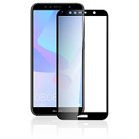 Защитное стекло для HUAWEI Y7 Prime 2018 FULL GLUE коробка черный - фото
