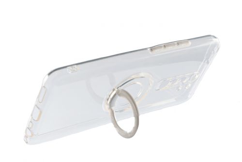 Чехол-накладка для XIAOMI Redmi 9 NEW RING TPU белый оптом, в розницу Центр Компаньон