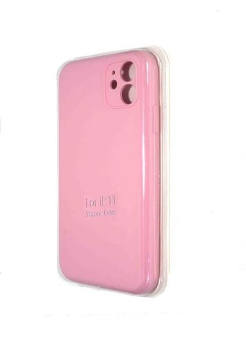 Чехол-накладка для iPhone 11 VEGLAS SILICONE CASE Защита камеры розовый (6) - фото