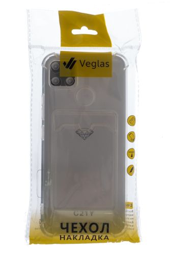 Чехол-накладка для REALME C21Y VEGLAS Air Pocket прозрачный оптом, в розницу Центр Компаньон фото 4