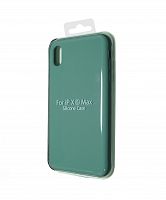 Купить Чехол-накладка для iPhone XS Max VEGLAS SILICONE CASE NL хвойно-зеленый (58) оптом, в розницу в ОРЦ Компаньон