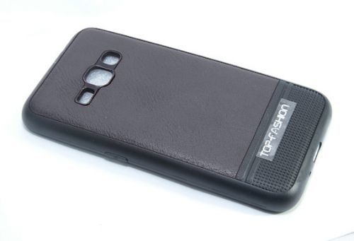 Чехол-накладка для Samsung J120 J1 2016 TOP FASHION Комбо TPU черный блистер - фото фото 3