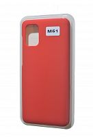 Чехол-накладка для Samsung M515F M51 VEGLAS SILICONE CASE закрытый красный (1) - фото