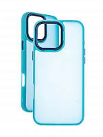 Чехол-накладка для iPhone 16 Pro Max VEGLAS Fog Glow синий - фото
