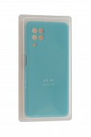 Чехол-накладка для Samsung A225F A22 SILICONE CASE закрытый бирюзовый (2) - фото